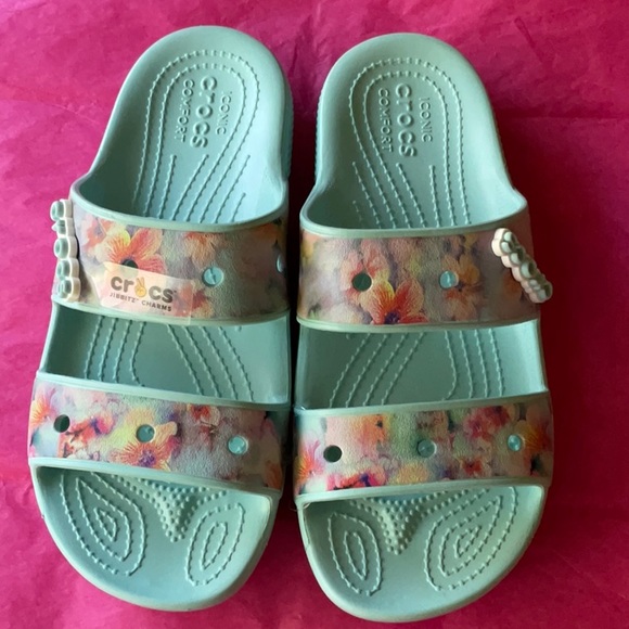 😴💐 CROCS CLASSIC DREAM SANDALS 💐😴 NWT 😴💐 - Picture 14 of 16